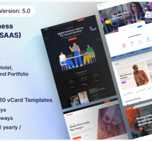 Businesso - Multipurpose Website Builder SAAS (Multitenancy)
