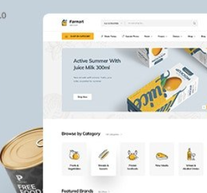 Farmart v1.23.9 - Single or Multivendor Laravel eCommerce System - nulled