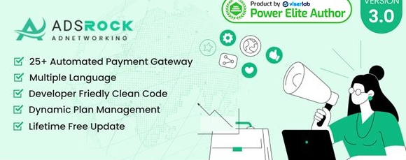 AdsRock v3.2 - Ads Network & Digital Marketing Platform - nulled