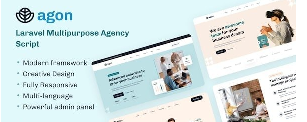 Agon v1.19.1 - Laravel Multipurpose Agency Script - nulled