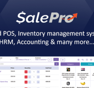SalePro POS v5.6.1 - Inventory Management System, HRM & Accounting - nulled