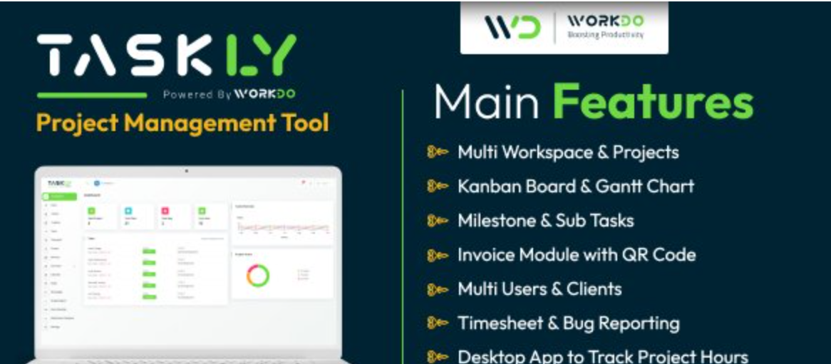 TASKLY v7.2 – Project Management Tool